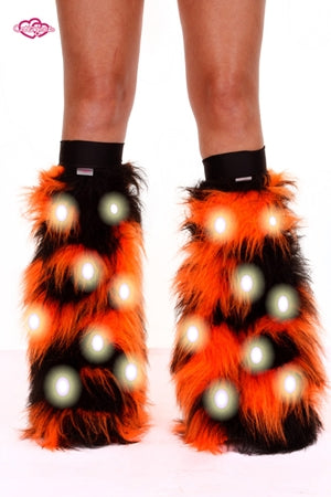 Spooky Fuzzy LED Boot Covers