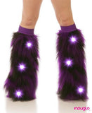 Ortzi LED Light-Up Furry Leg Warmers