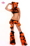 Furry Tiger Rave Outfit Front