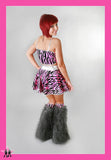 Jive Pink Zebra Outfit Back