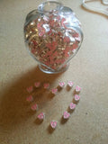Small Heart Peace Sign Beads