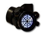 Steampunk LED Gas Mask - Black Frame