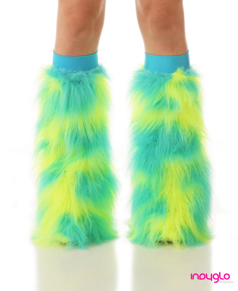 Meissa Fluffies Turquoise and Flo Yellow