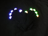 Black LED Gloves