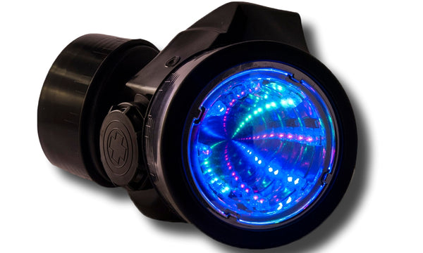 Steampunk LED Gas Mask - Black Frame