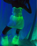 Sound Activated  Fiber Optic Sundress - Bluetooth