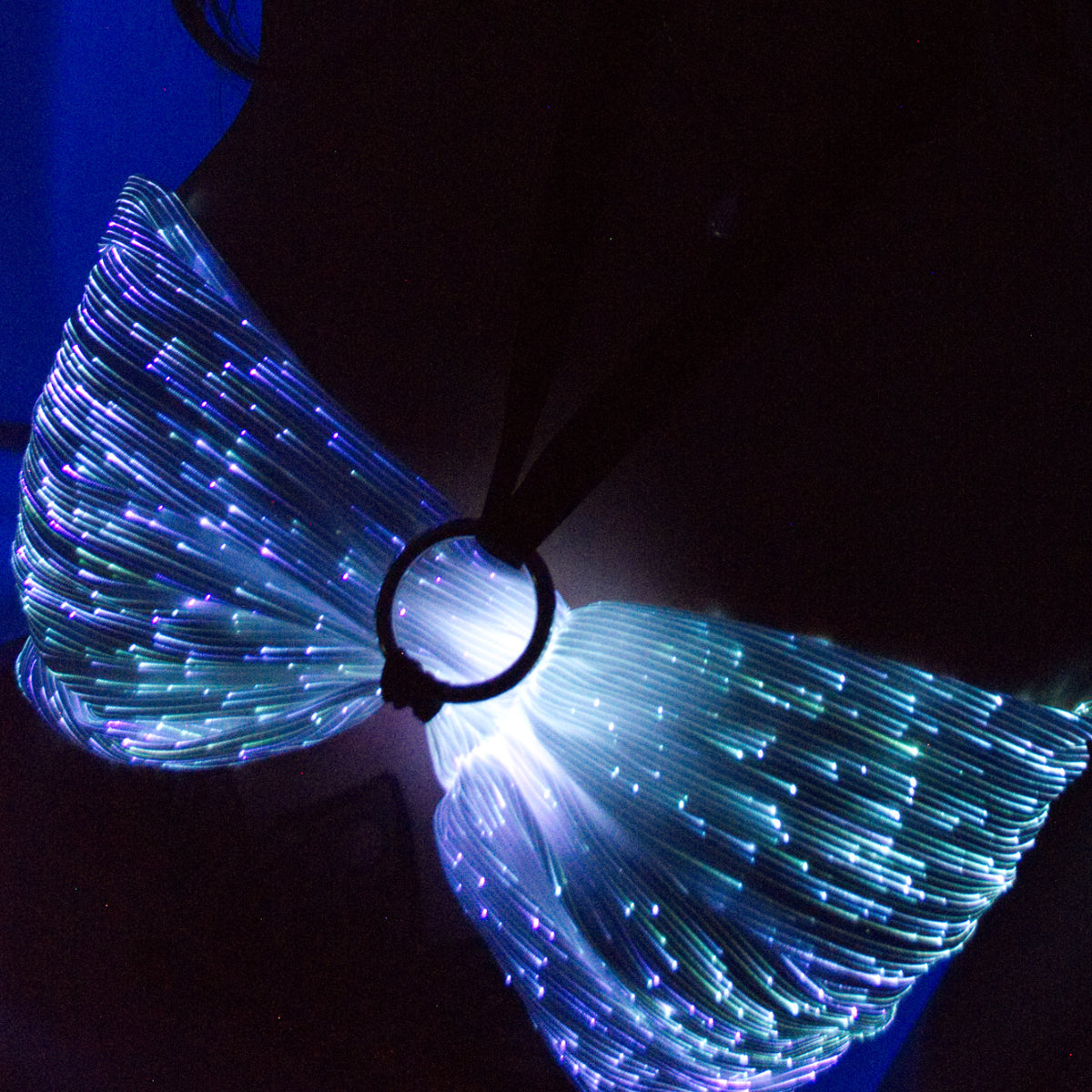 Sexy Fiber Optic Light Up LED Halter Bra