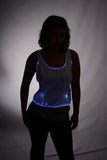 Fiber Optic Women's Light Up Tank Top