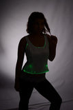 Fiber Optic Women's Light Up Tank Top