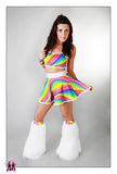 Jive Rainbow & White Outfit