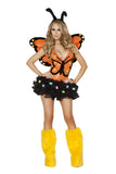 Monarch Butterfly with tutu Costume Front