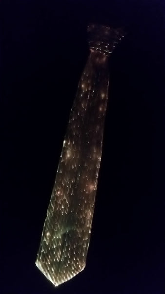 UV Reactive Fiber Optic Glow Tie