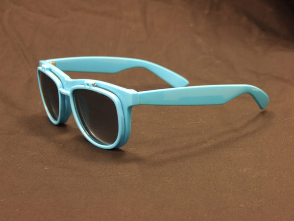 Rainbow Diffraction Vision Sunglasses- BLUE