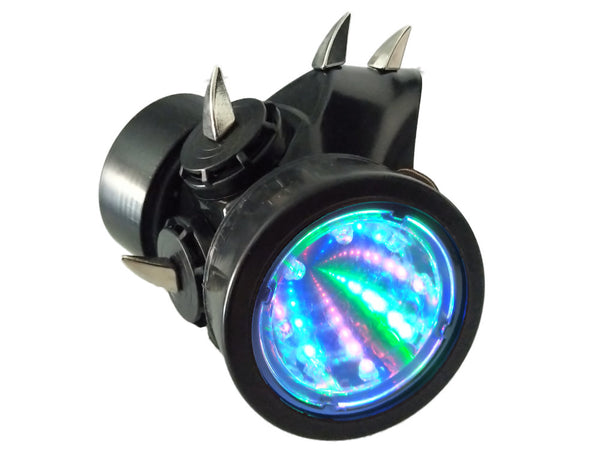 Light Up LED Curved Spike Gas Mask