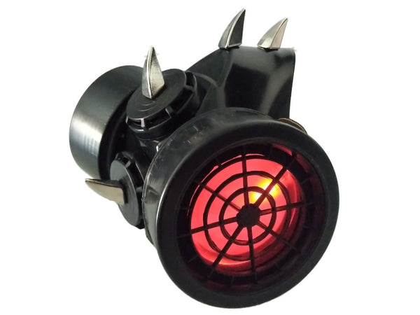 Light Up LED Curved Spike Gas Mask