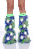 Cosmic Fairy Furry LED Leg Warmers