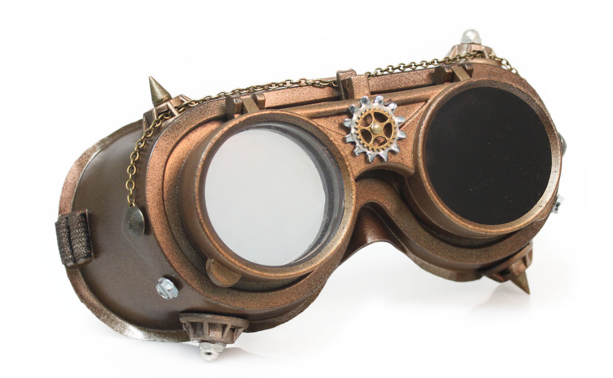 Bling Steampunk Goggles Diesel, Vintage Style, Burning Man, Rave Eyewear, Wasteland, Steampunk Goggles, Vintage Style, Retro,-NYRSteampunkACooper