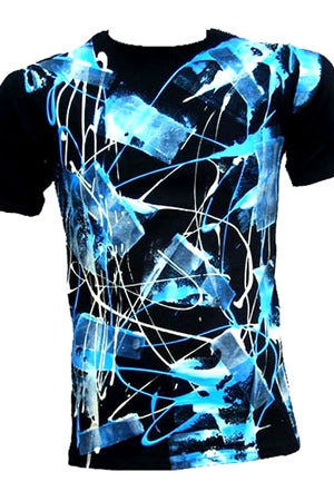 Scrape Blue T-shirt