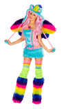 Rainbow Pony Rave Costume Front