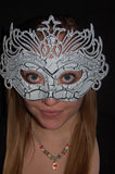 Masquerade Mask- White