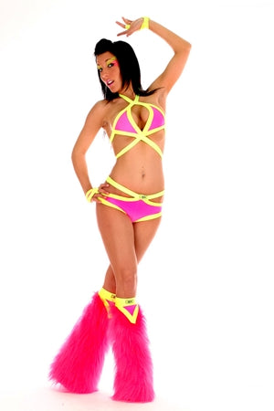 Tribe Pink and Yellow outfit