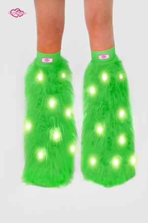 Lime Light-Up Fluffies