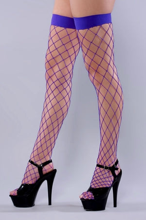 Fishnet Stockings- Blue