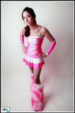 Long Cyberslash Pink & White Outfit