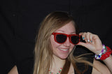 Rainbow Diffraction Vision Sunglasses- TRANSPARENT RED