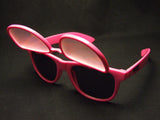 Pink Diffraction on top Sunglasses