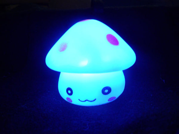 LED Mushroom Blue