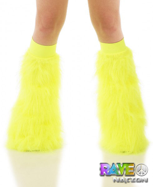 Flo Yellow Fluffies by Rave-Nation