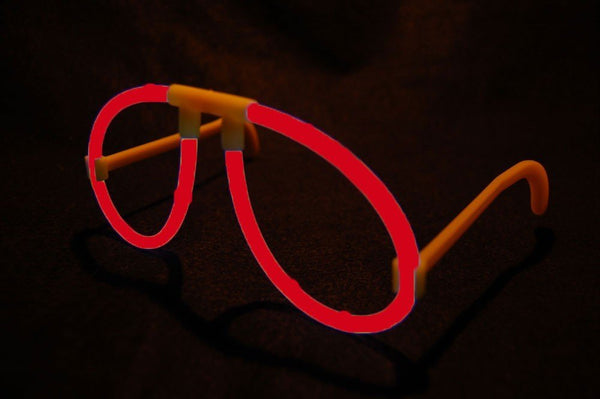 Red Glow Stick Glasses