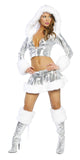 Icicle Skirt Set with  Zipper-Front Jacket 2