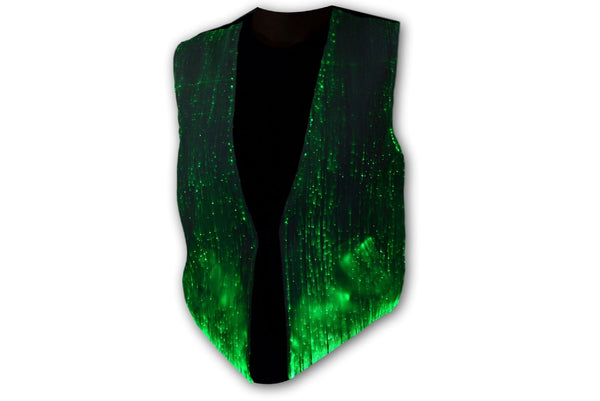 Fiber Optic Light Up Front and Back Waistcoat