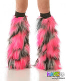 Hot Pink & Black Fluffies