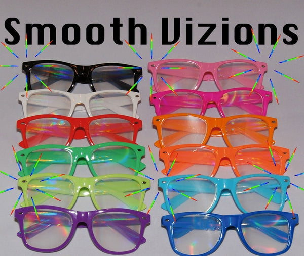 Rainbow Diffraction Vision Glasses