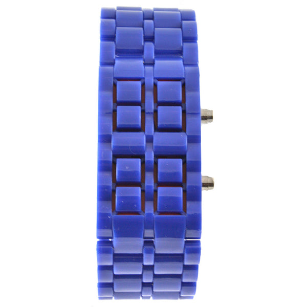 Blue LED Player Kandi watch
