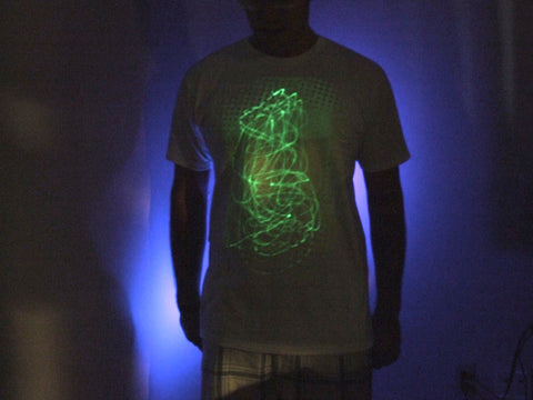 Glow in the dark UV Reactive Shirt