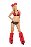 Lady Bug Costume Front with Shorts
