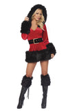 Bad Santa in Black with Black Boot Toppers