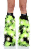 Thunder LED Furry Boot Covers 