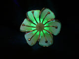 lit up led swirly flower