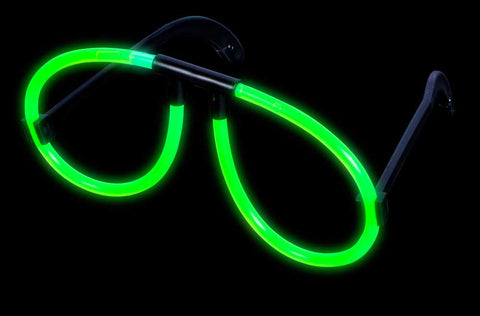 Green Glowstick Glasses