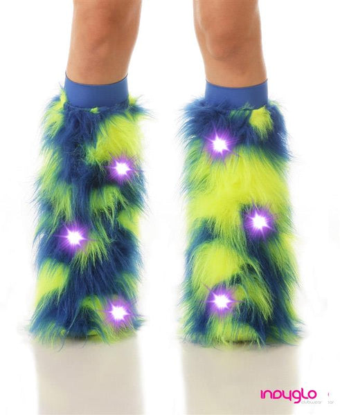 Vega LED Light-Up Furry Leg Warmers