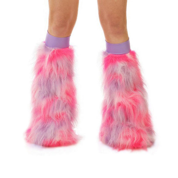 Pink Purple and Lilac Fluffies With Lilac Bands