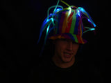Flashing Rainbow LED Tentacle Top Hat
