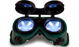 Steampunk Goggles - Green Frame, Non-See Through
