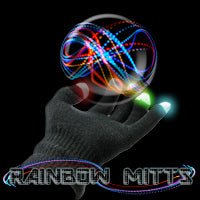 Black-Out LED Rave Gloves