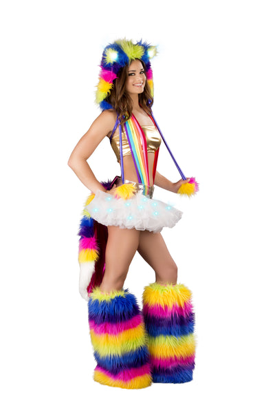 Rainbow Fow Princess Halloween Costume